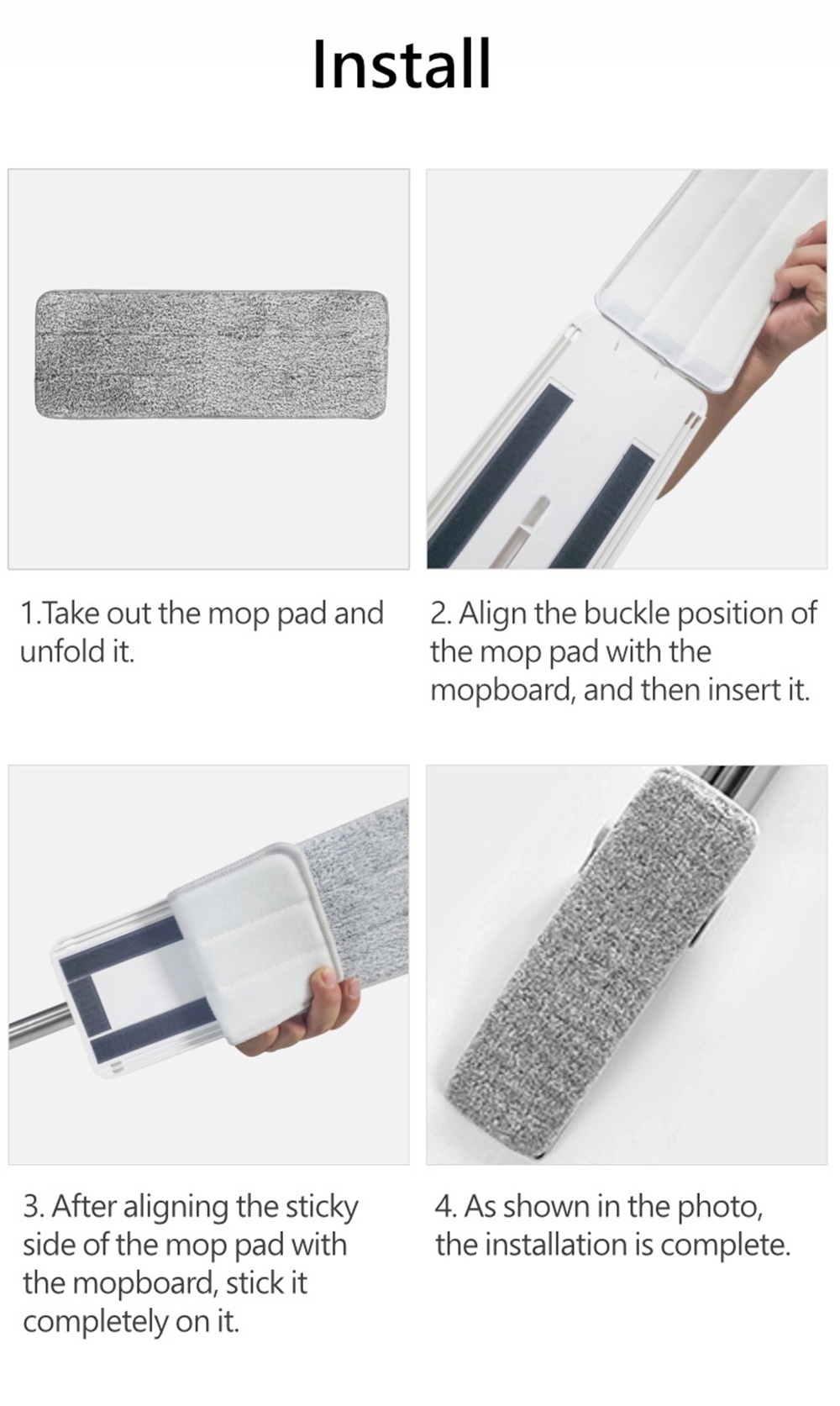 Supamop Slide Clean Flat Mop Pad-7